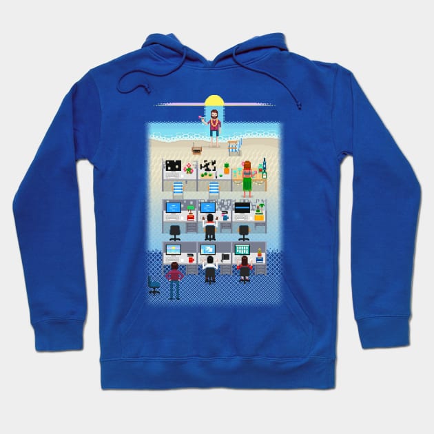 Office Oasis Hoodie by Made With Awesome